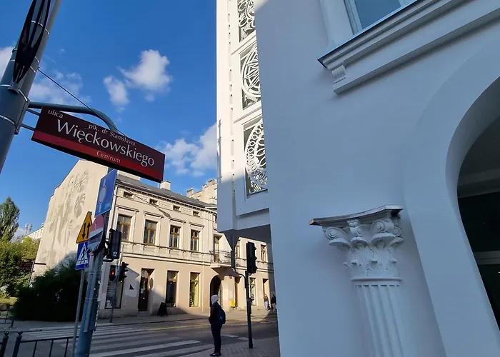 Lejlighed Lodz5-piotrkowska 100m, Manufaktura 1km, Atlas-arena, Parking W Budynku Łódź